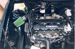 Kit d Admission direct GREEN pour Opel Astra F 94-98 1.7L TD Ecotec-68cv