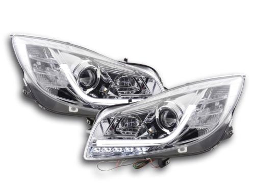 Paire de feux phares Daylight Led DRL Opel Insignia 08-13 chrome