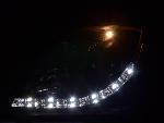 Paire de feux phares Daylight Led Opel Vectra C 02-05 Noir