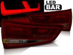 Paire de feux arrire Audi A1 10-14 LED BAR rouge fume