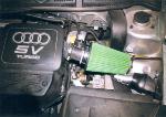 Kit d Admission direct GREEN pour Audi TT Roadster de 99-05 1.8L 20V Turbo-180cv