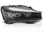 Feu phare Droit Adaptable BMW X3 type F25 LCI de 2014 a 2017 Noir Halogene