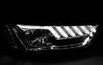 Paire de feux phares Audi A4 B8 12-15 Daylight DRL led chrome