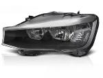 Feu phare Gauche Adaptable BMW X3 type F25 LCI de 2014 a 2017 Noir Halogene
