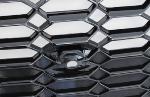 Grille Calandre avant ABS Audi A4 B9 2020 a 2023 Noir Glossy Look Sport PDC