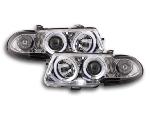 Paire de feux phares Angel Eyes Opel Astra F 95-97 Chrome