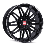 Jante Mam B3N 19x8.5 ET35 5/120 Matt Black Lip Polish