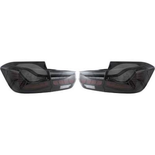 Paire de feux arriere BMW Serie 3 F30 2011-2019 Led Fume Dyn