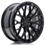 Jante JR Wheels JR48 18x8 ET20-45- 5 Trous sur mesure- Noir Brillant