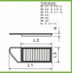 Filtre a air Green pour Peugeot 301 de 2013 a 2020 1.6L HDI-92cv