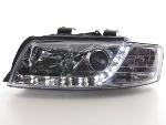 Paire de feux phares Daylight Led Audi A4 8E/B6 01-04 Chrome