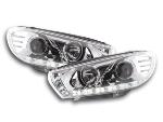 Paire de feux phares Daylight DRL Led VW Scirocco de 08-14 chrome