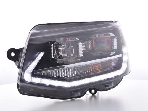 Paire de feux phares Daylight led DRL VW Bus T6 de 15-19 Noir