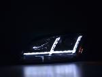 Paire de feux phares Daylight Led Audi TT 8J 06-10 Noir