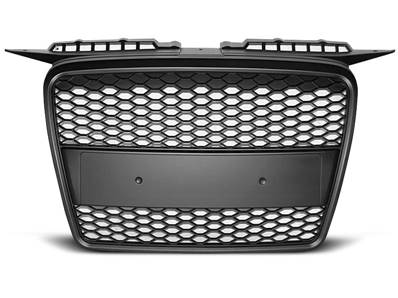 Calandre pour Audi A3 8P de 06/2005 a 03/2008 look Sport noir mat
