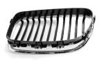 Paire grilles de calandre BMW serie 5 F10/F11 de 2010 a 2016 Chrome