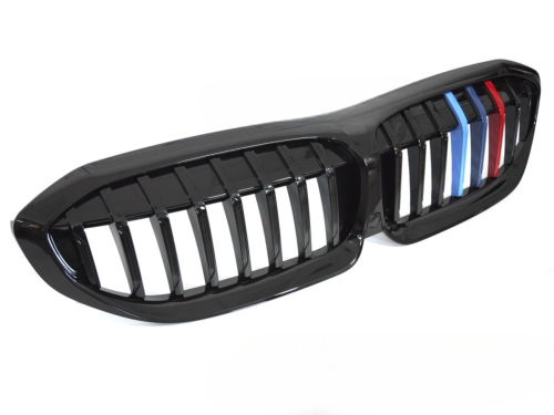 Grille de Calandre ABS BMW Serie 3 G20/G21 19-22 Noir Brillant 3 couleurs