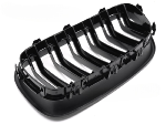 Paire grilles calandre BMW serie 5 F10 / F11 de 2010 a 2016 Look sport noir brillant