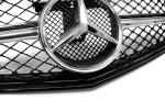 Grille calandre Mercedes classe C W204 noir chrome look C63