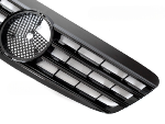 Grille calandre Mercedes Classe S W220 de 1998 a 2002 Noir Brillant