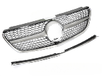Grille calandre Mercedes Classe V W447 de 2014 a 2019 Argent- Chrome