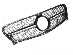 Grille calandre Mercedes GLA X156 de 2013 a 2016 Noir Chrome