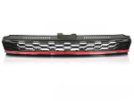 Calandre avant Volkswagen Golf 7 17-19 Look Sport Noir Ligne Rouge
