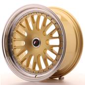 Jante JAPAN RACING JR10 17" x 8" Multi Perçage ET35 Gold Machined Lip
