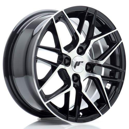 Jante JR Wheels JR28 15x7 ET25 4x100 Glossy Black Machined Face