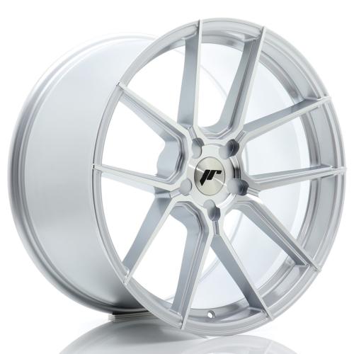 Jante JR Wheels JR30 20x9 ET20-35 - 5 trous sur mesure - Silver machined face
