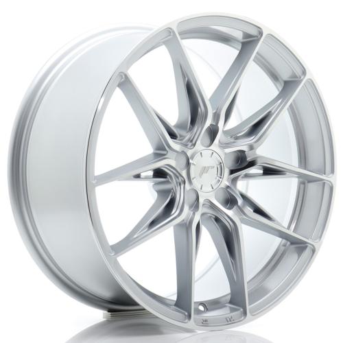 Jante JR Wheels JR44 18x8 ET20-42 - 5 trous sur mesure - Silver machined face