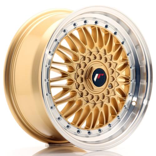 Jante JR Wheels JR9 17x7.5 ET35 5x112/120 Gold w/Machined Lip