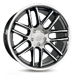 Jante Keskin KT14 20x11 ET30 5/120 BLACK FRONT POLISH STEEL LIP