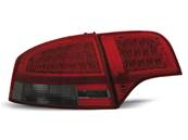Paire de feux arriere Audi A4 B7 berline de 11/2004 a 11/2007 LED rouge fume