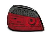 Paire de feux arriere BMW serie 5 E60 Berline 03-07 LED rouge fume