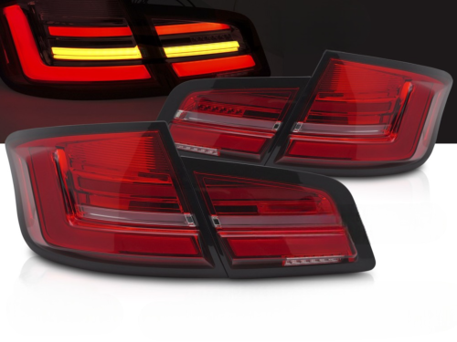 Paire feux arriere BMW serie 5 F10 Berline 10-13 FULL LED BAR DYN Rouge Blanc