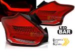 Paire de feux arriere Ford Focus 3 15-18 FULL LED rouge blanc