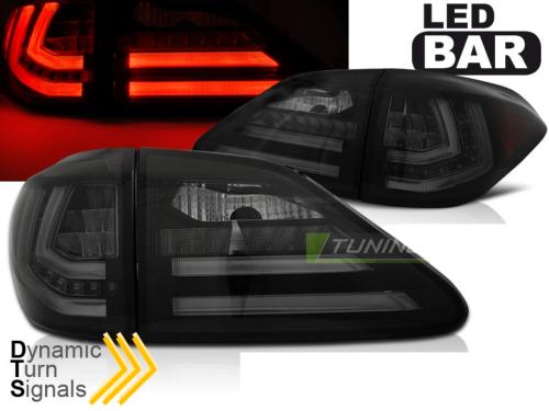 Paire de feux arriere Lexus RX3 350 09-12 LED BAR fume