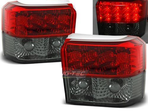 Paire de feux arriere VW T4 90-03 LED rouge fume