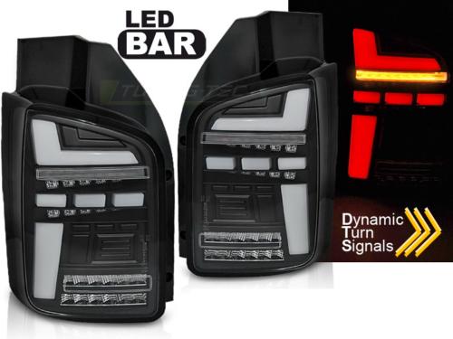 Paire de feux VW T6 20-22 FULL LED BAR DYN Noir