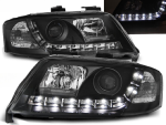 Paire de feux phares Audi A6 C5 de 1997 a 2001 Daylight led noir