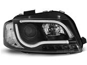 Paire de feux phares Audi A3 8P de 2003 a 2008 Daylight DRL LTI led noir