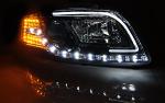Paire de feux phares Audi A4 B7 de 2004 a 2008 Tube Light Led chrome