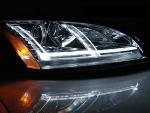 Paire feux phares Audi TT 8J de 2010 a 2014 Daylight led DRL chrome Xenon AFS