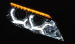 Paire feux phares BMW Z4 E89 de 2009 a 2013 DRL LED Seq Xenon Noir