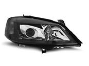 Paire de feux phares Opel Astra G 97-04 design noir