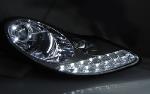 Paire de feux phares Porsche Boxster 96-04 Daylight LED Chrome