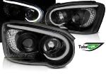 Paire feux phares Subaru Impreza 2003 a 2005 Tubelight Led Noir