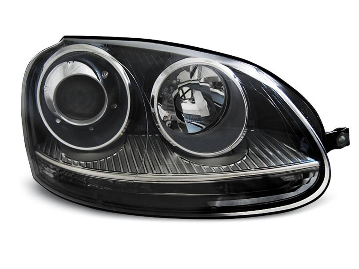 Phares avant VW golf 5 style/look GTI - Noir - DEPO 