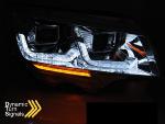 Paire de feux phares VW T6.1 de 2020 a 2022 LED DRL LTI Chrome